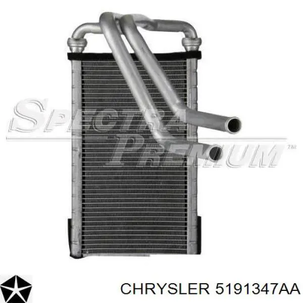 Chłodnica nagrzewnicy (ogrzewacza) Chrysler 5191347AA cena, od 79,82 USD