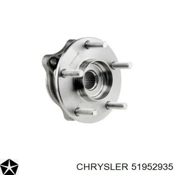 Piasta przednia Chrysler 51952935 cena, od 79,46 USD