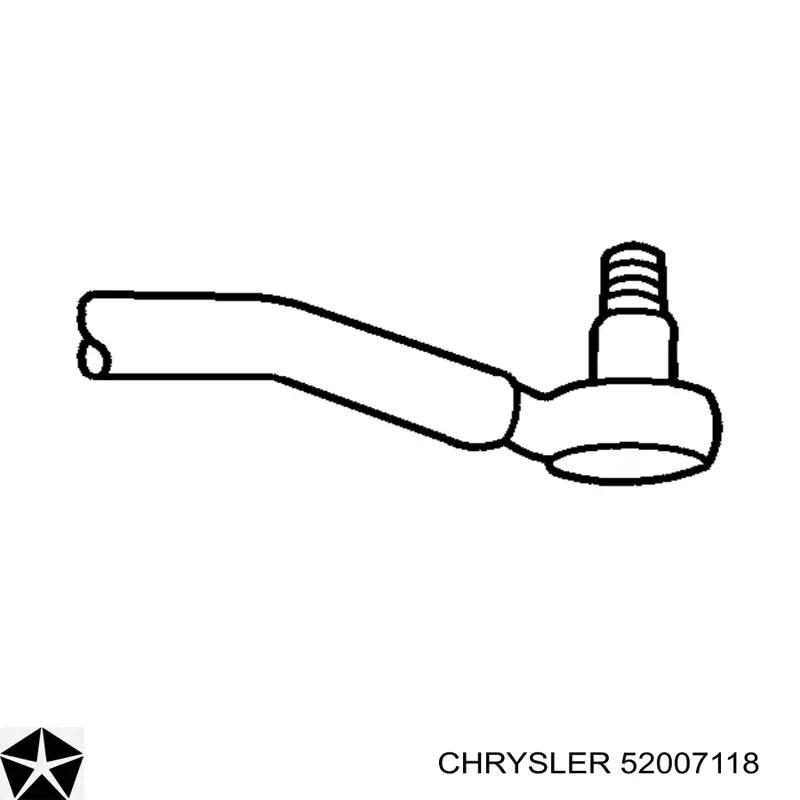 52007118 Chrysler Drążek stabilizatora poprzecznego przedni