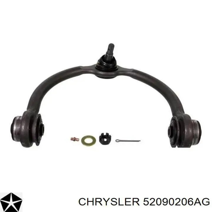 Do koszyka 52090206AG Chrysler Wahacz zawieszenia przedniego górny lewy/prawy