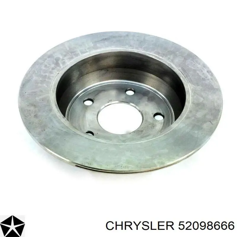 52098666 Chrysler Tarcza hamulcowa tylna