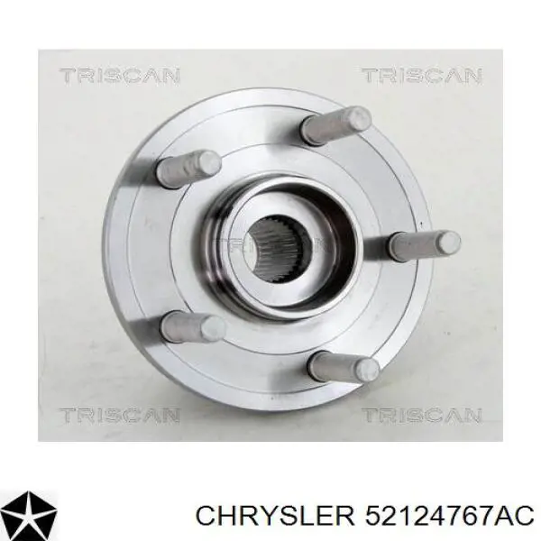 Do koszyka 52124767AC Chrysler Piasta przednia