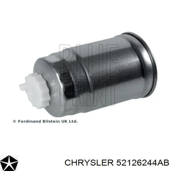 Filtr paliwa Chrysler 52126244AB cena, od 16,62 USD