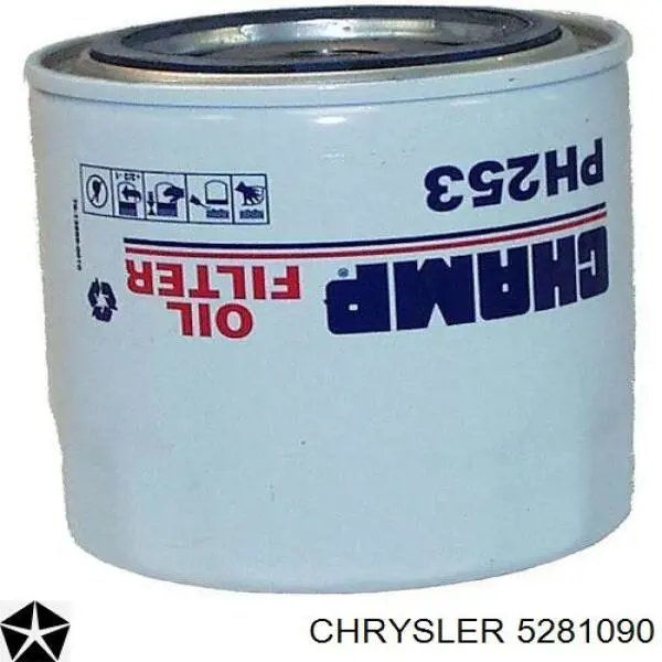 Filtr oleju Chrysler 5281090 cena, od 6,86 USD
