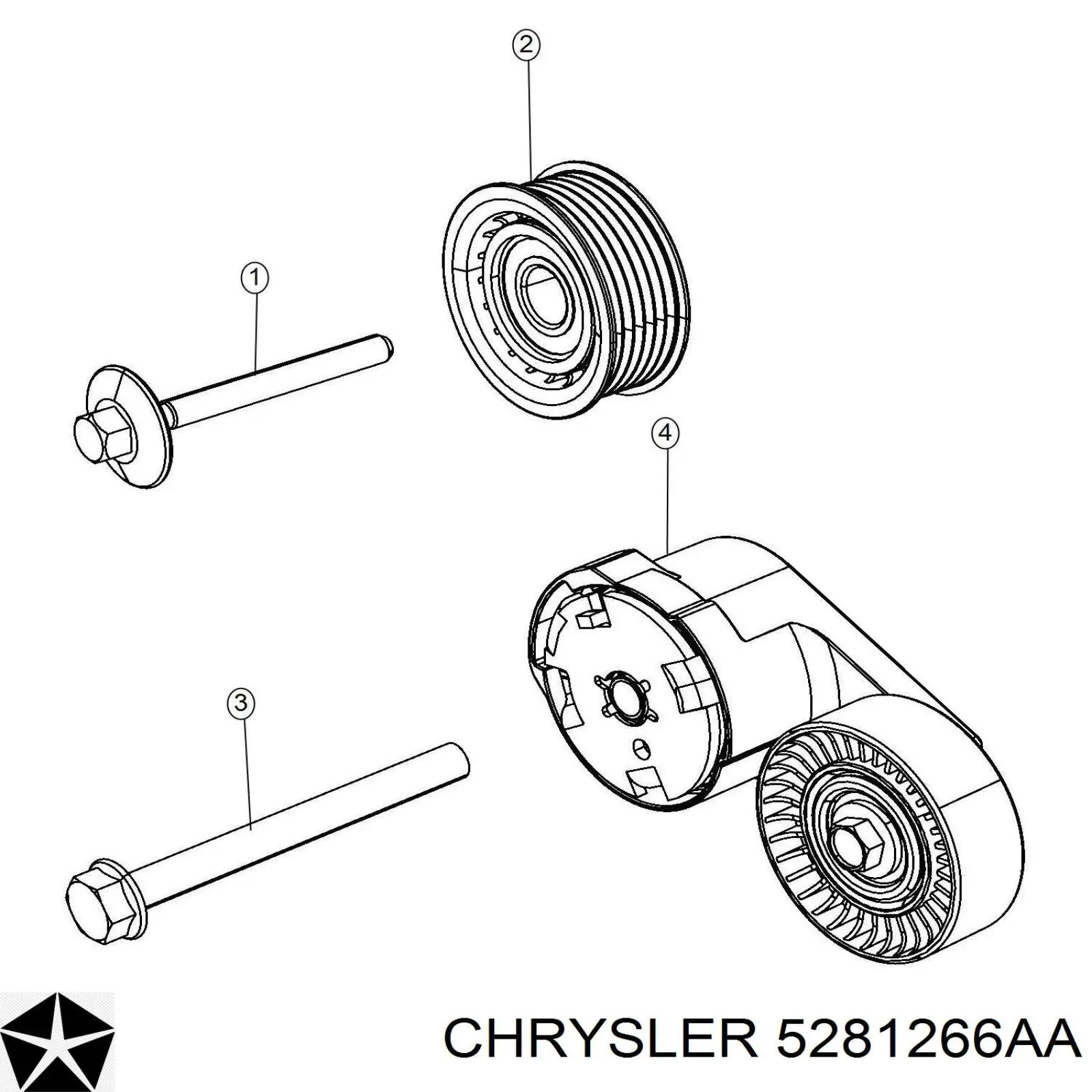  Chrysler 5281266AA cena, od 54,90 USD