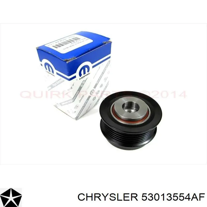 Koło pasowe alternatora 53013554AF Chrysler