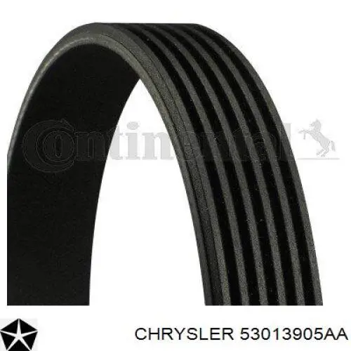 Pas napędowy mechanizmów Chrysler 53013905AA cena, od 22,19 USD