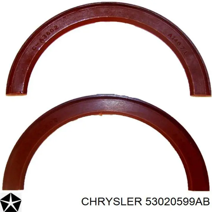 53020599AB Chrysler Uszczelniacz wału korbowego silnika tylny