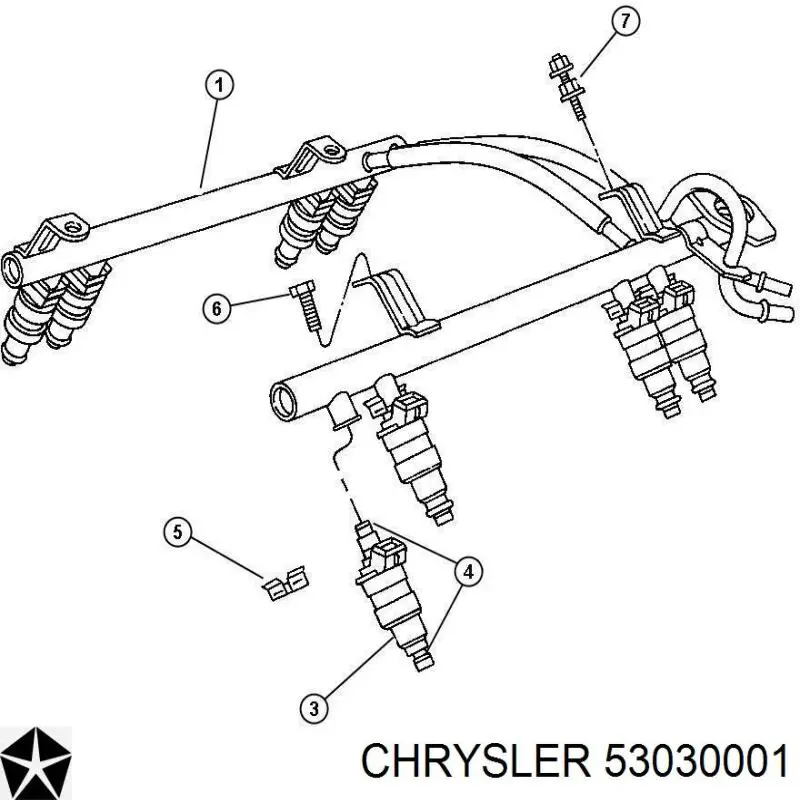 Regulator ciśnienia paliwa w listwie paliwowej Chrysler 53030001 cena, od 26,75 USD