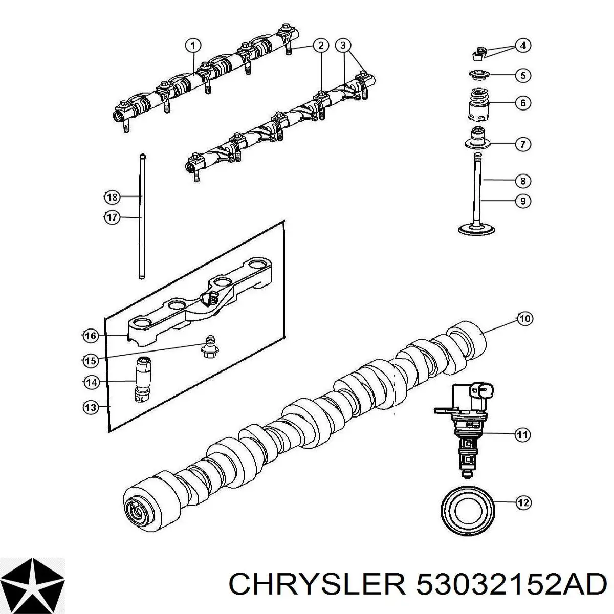 Solenoid automatycznej skrzyni biegów Chrysler 53032152AD cena, od 52,01 USD