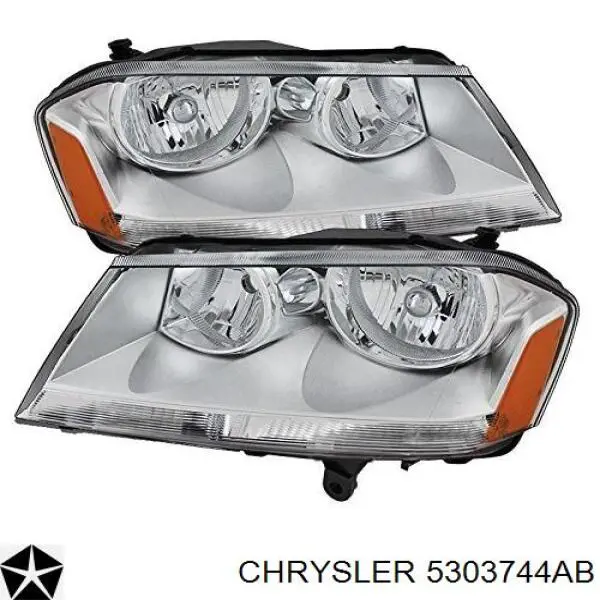 Reflektor prawy Dodge Avenger sedana (2007 - 2014) cena, od 181,49 USD