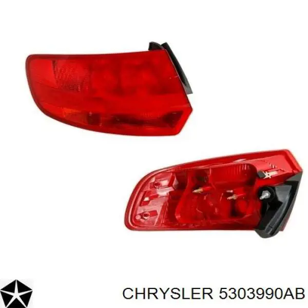 Lampa zespolona tylna prawa do Dodge Avenger  