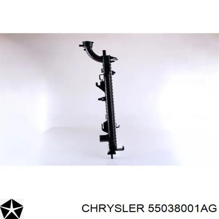 Do koszyka 55038001AG Chrysler Chłodnica silnika