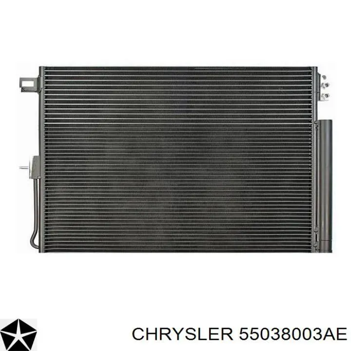 Chłodnica klimatyzacji Chrysler 55038003AE cena, od 116,02 USD