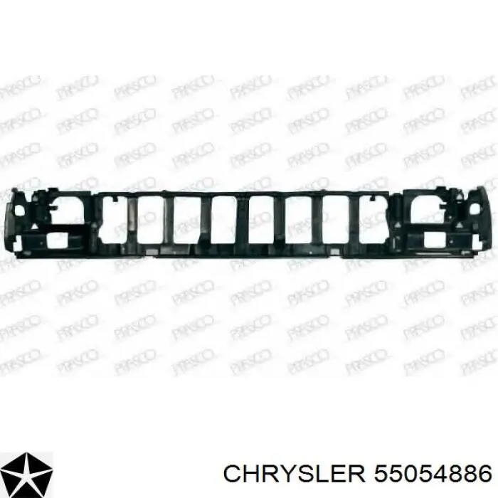 Osłona chłodnicy kompletna (panel mocowania reflektorów) Chrysler 55054886 cena, od 95,16 USD