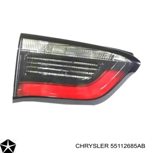55112685AB Chrysler Lampa zespolona tylna lewa wewnętrzna