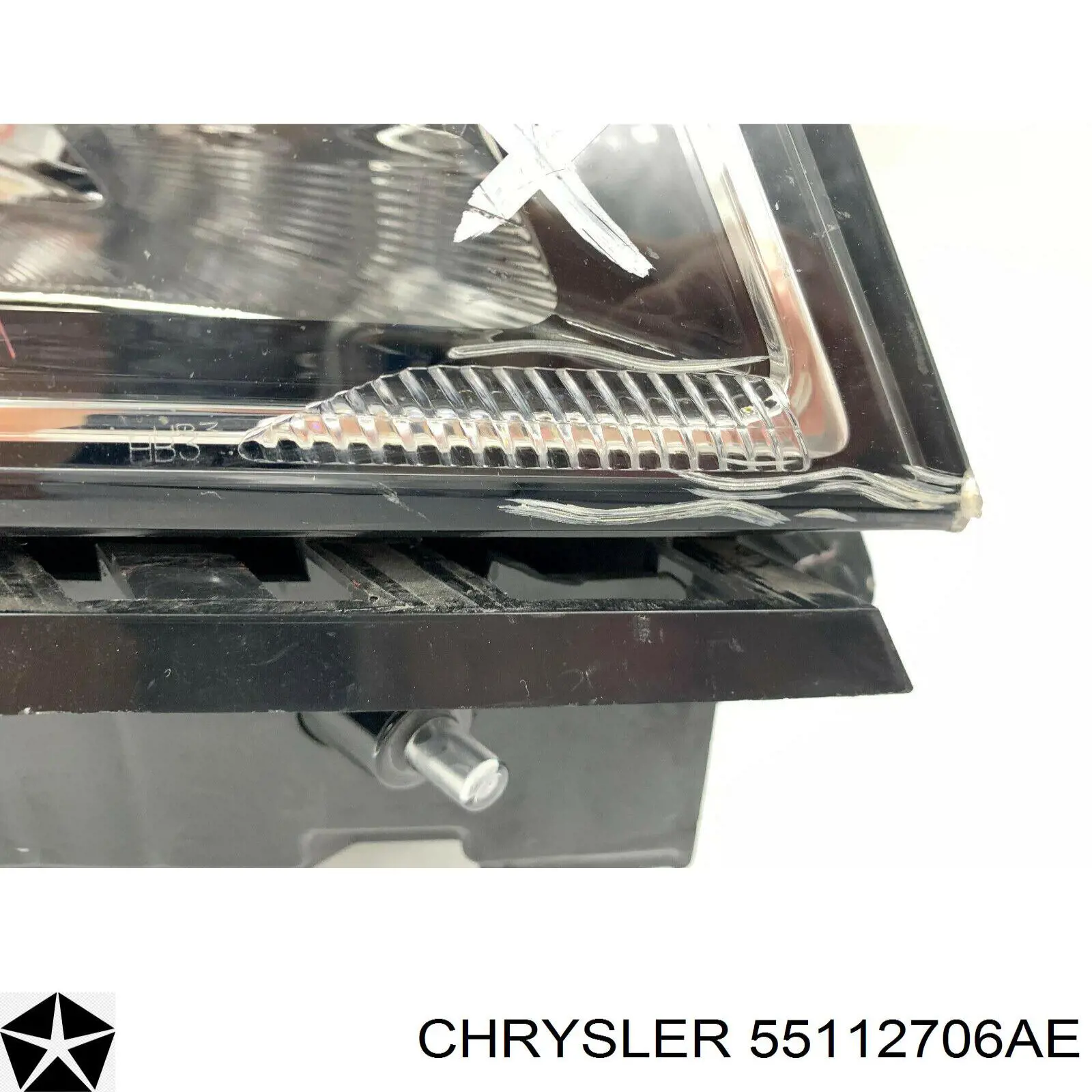 55112706AE Chrysler Reflektor prawy