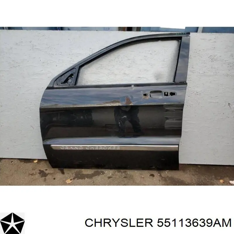 Do koszyka 68274939AB Chrysler Drzwi przednie lewe