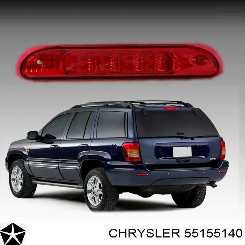 Do koszyka Lampa stop tylna dodatkowa Jeep Grand Cherokee LIMITED 