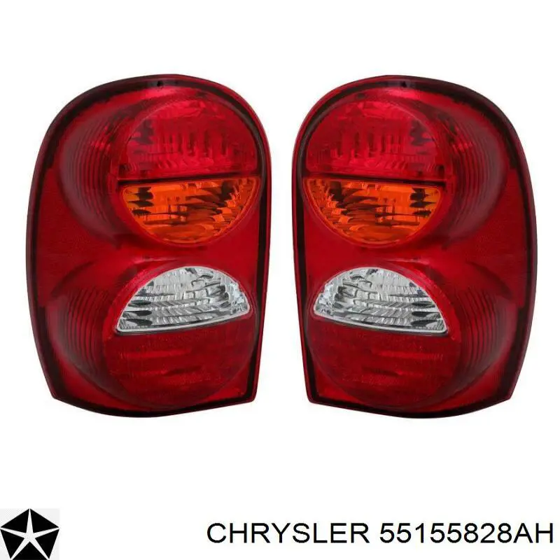 Do koszyka 55155828AH Chrysler Lampa zespolona tylna prawa