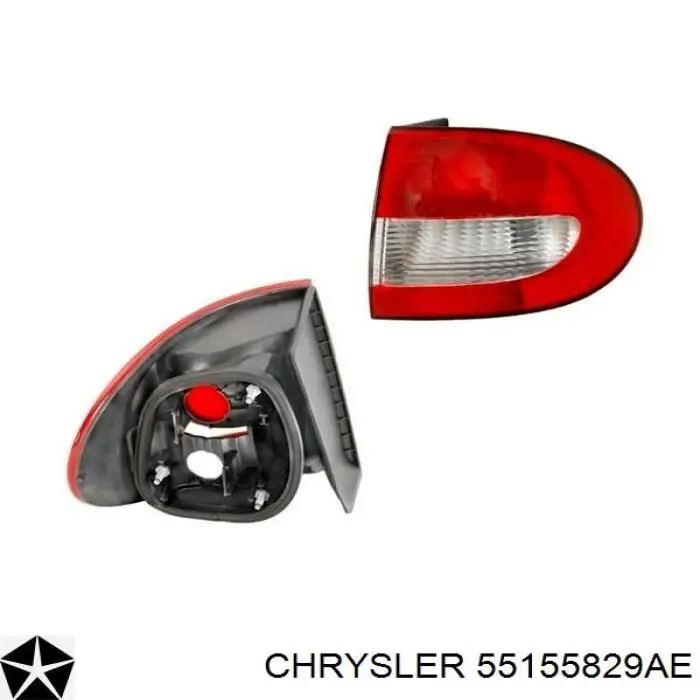 Do koszyka Lampa zespolona tylna lewa Jeep Liberty/Cherokee  