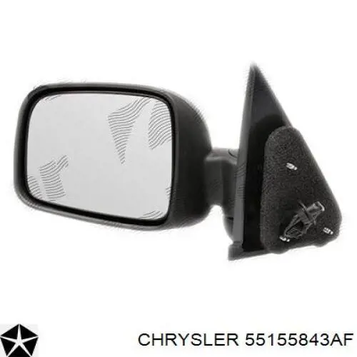 Do koszyka 55155843AF Chrysler Lusterko wsteczne lewe