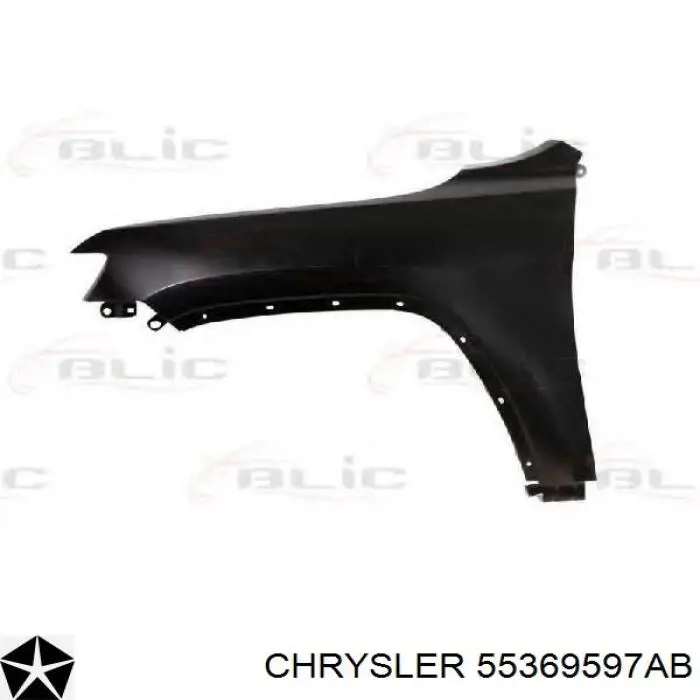 55369597AB Chrysler Błotnik przedni lewy