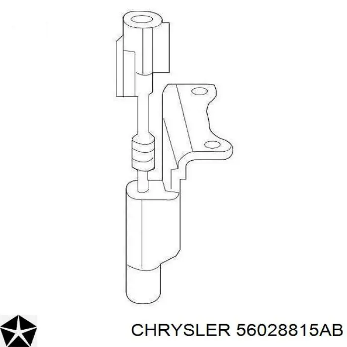 Do koszyka 56028815AA Chrysler Czujnik położenia wału korbowego