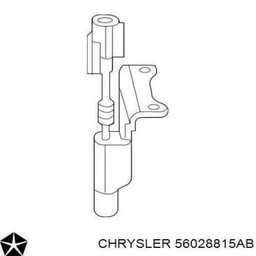 Do koszyka 56028815AB Chrysler Czujnik położenia wału korbowego