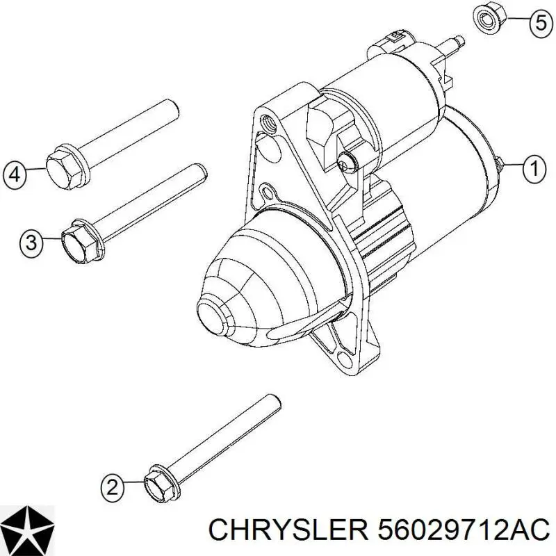 Rozrusznik Chrysler 56029712AC cena, od 152,03 USD