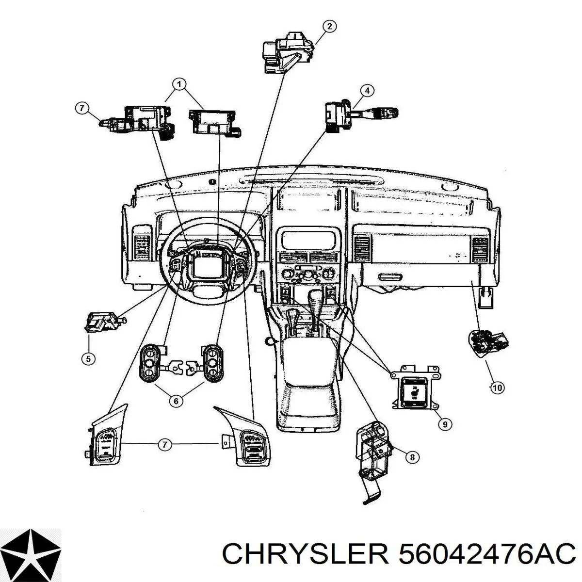 Stacyjka zapłonowa Jeep Grand Cherokee SUV (EUROPA  WJ, WG) (1999 - 2004) cena, od 147,14 USD