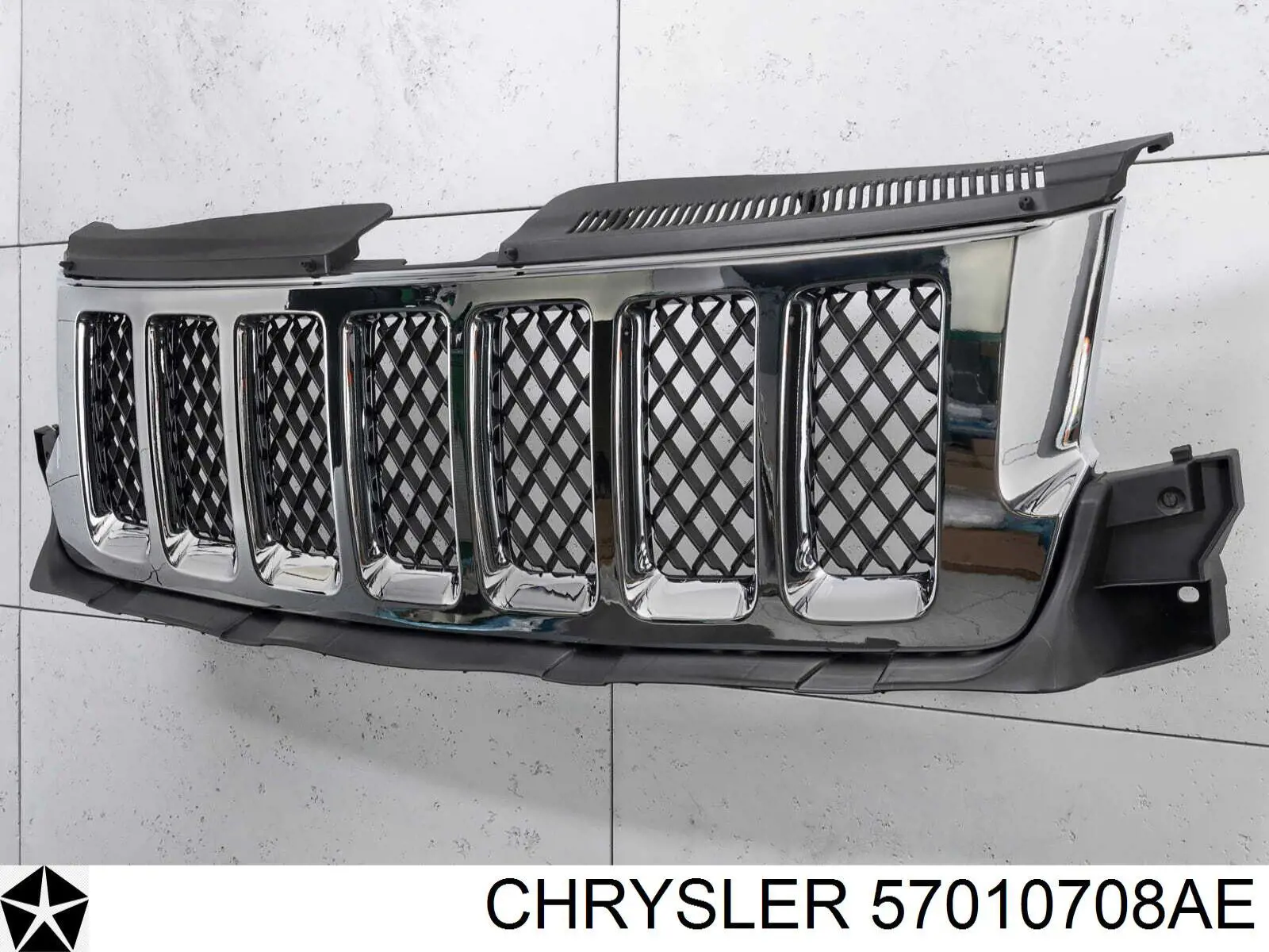 Do koszyka 57010708AE Chrysler Atrapa chłodnicy