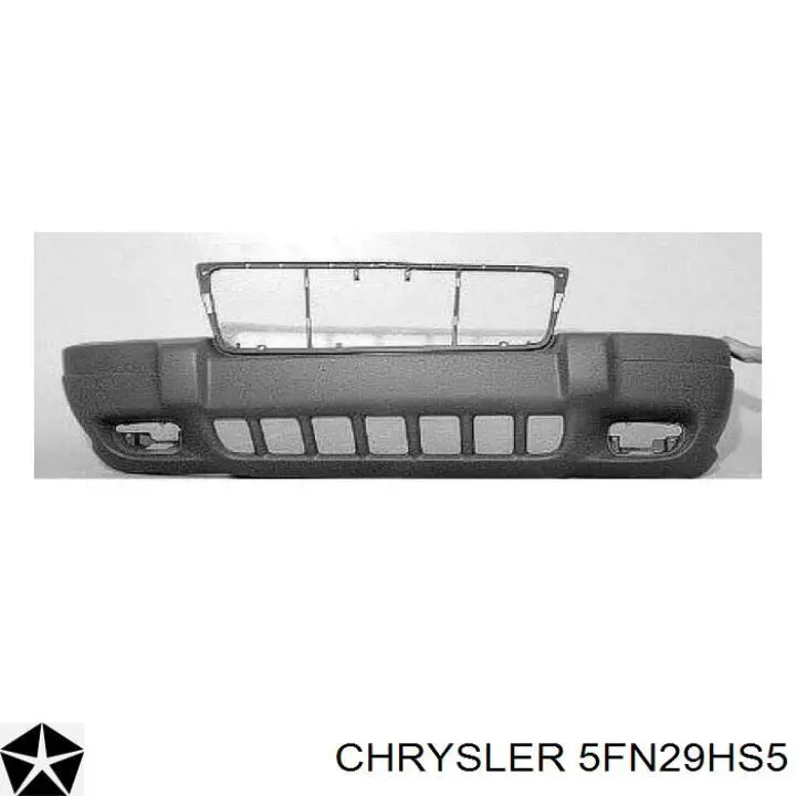Zderzak przedni Chrysler 5FN29HS5 cena, od 105,95 USD