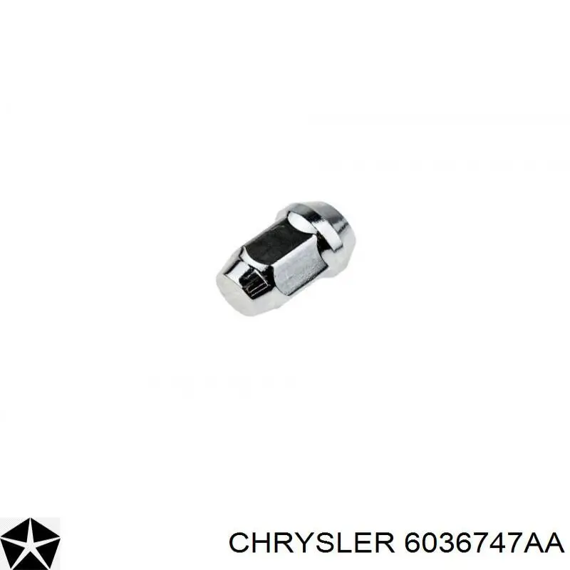 Nakrętka koła Chrysler 6036747AA cena, od 4,41 USD