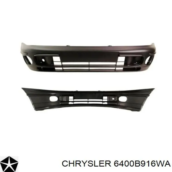 6400B916WA Chrysler Zderzak przedni