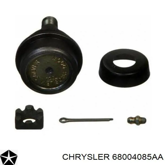 Do koszyka 68004085AA Chrysler Łożysko kulowe dolne + górne, zestaw