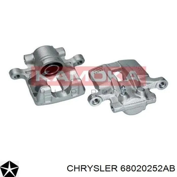 Zacisk hamulcowy tylny prawy Chrysler 68020252AB cena, od 78,32 USD