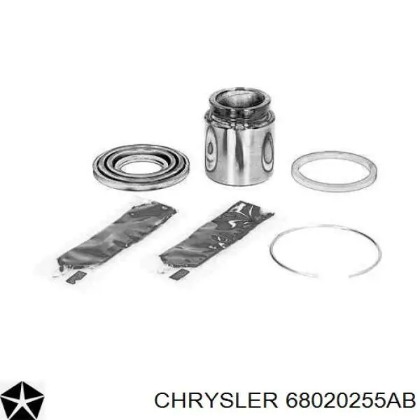 Zestaw naprawczy zacisku hamulcowego tylnego Chrysler 68020255AB cena, od 5,82 USD