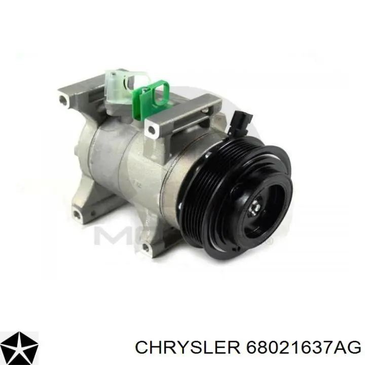 Sprężarka klimatyzacji Chrysler 68021637AG cena, od 341,49 USD