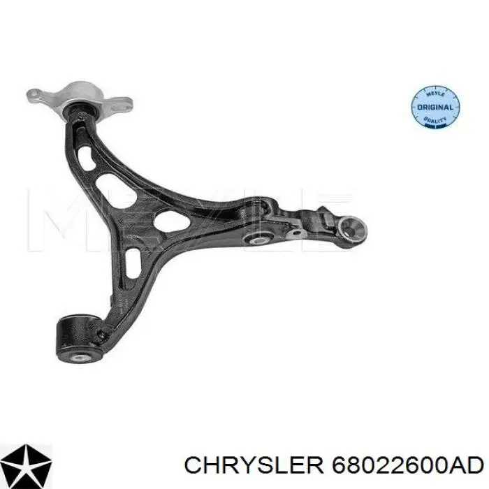 68022600AD Chrysler Wahacz zawieszenia przedniego dolny prawy