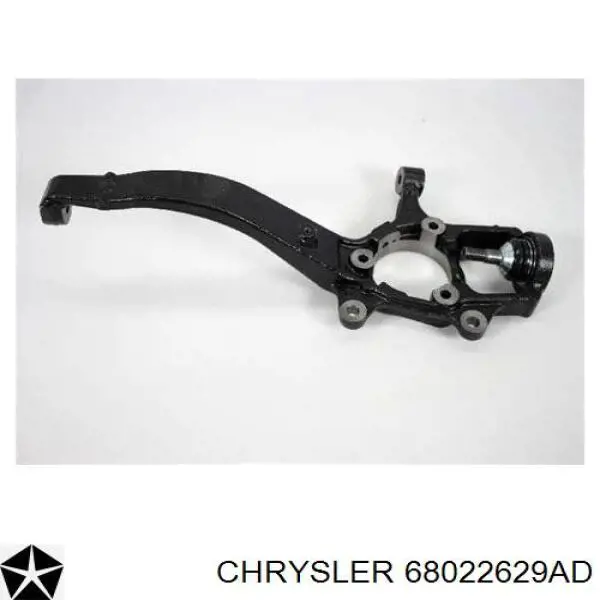 Czop (zwrotnica) przedni lewy Chrysler 68022629AD cena, od 149,57 USD