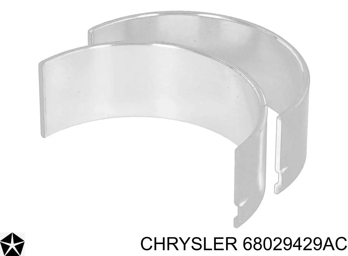 68029429AC Chrysler Panewki korbowodowe wału korbowego, zestaw, standardowe (STD)