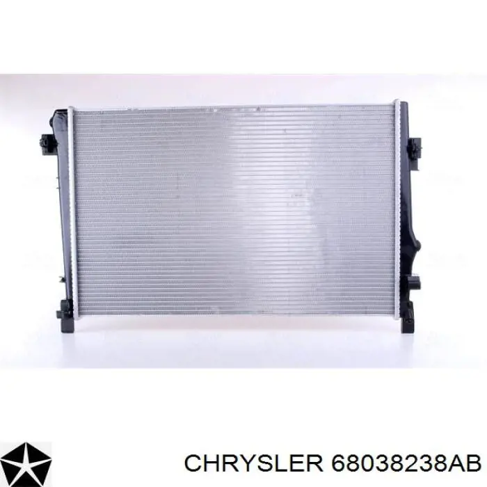 Do koszyka 68038238AB Chrysler Chłodnica silnika