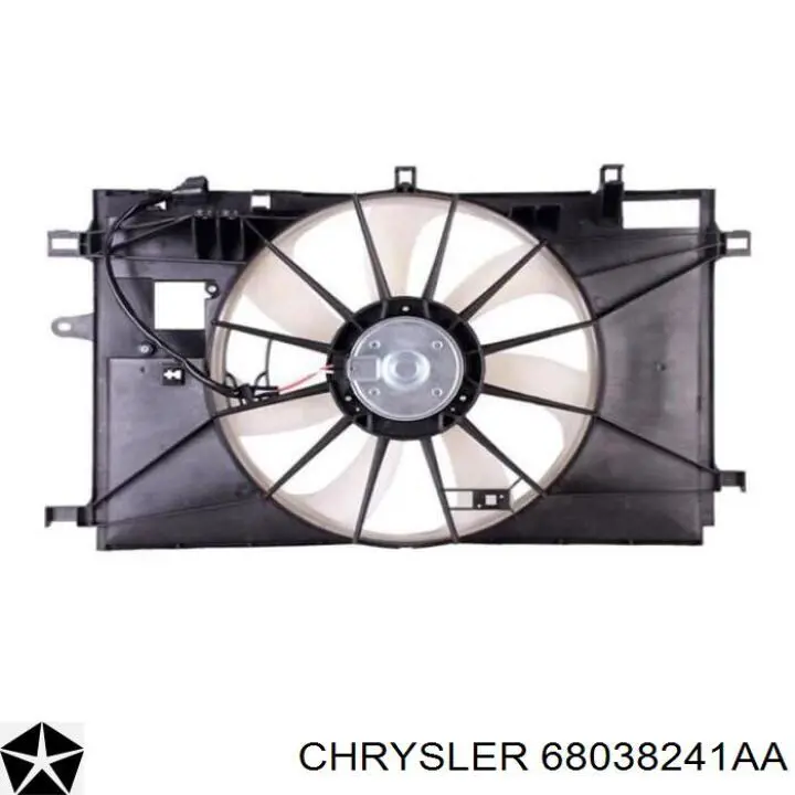68038241AA Chrysler Wentylator elektryczny układu chłodzenia kompletny (silnik+wirnik)