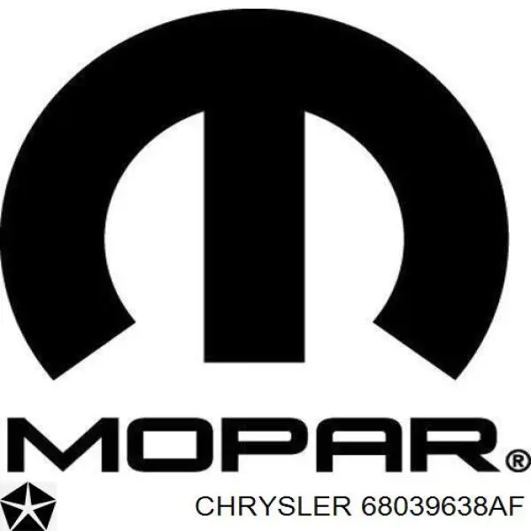 68039638AF Chrysler Amortyzator przedni prawy