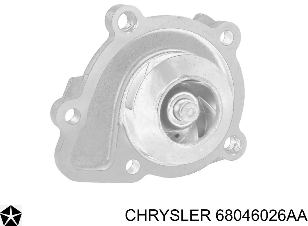 68046026AA Chrysler pompa chłodząca wodna