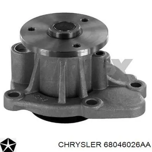 Do koszyka 68046026AA Chrysler Pompa chłodząca wodna