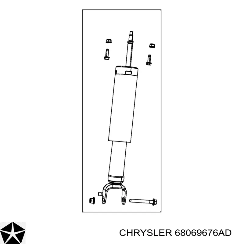 Amortyzator tylny Chrysler 68069676AC cena, od 181,24 USD