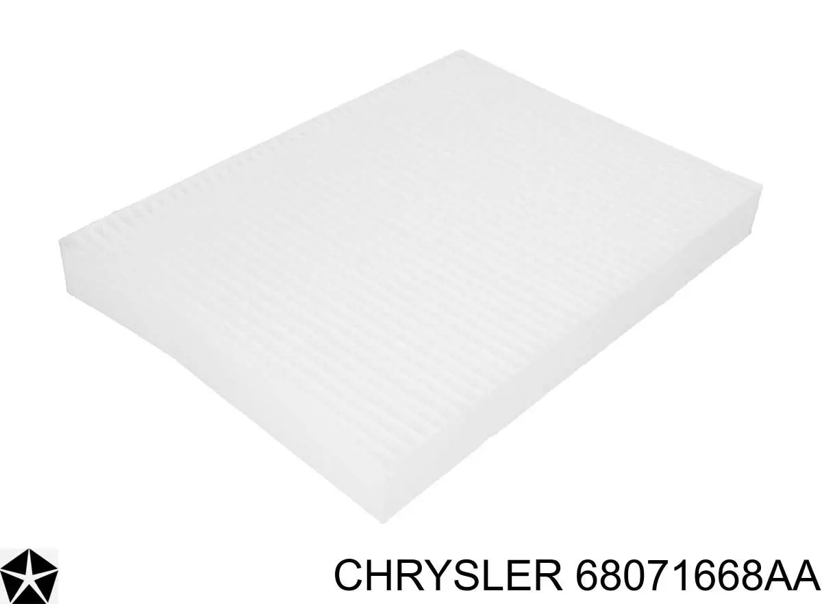 Filtr kabiny Chrysler 68071668AA cena, od 5,93 USD