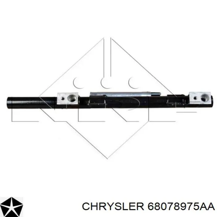 Chłodnica klimatyzacji Chrysler 68078975AA cena, od 111,00 USD